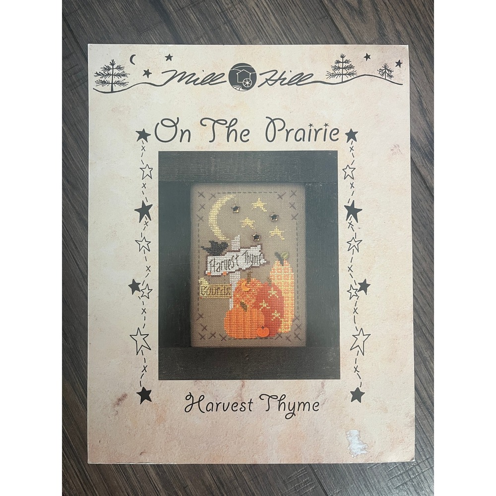 Mill Hill on The Prairie Harvest Thyme Pumpkin Fall Cross Stitch Pattern New OOP